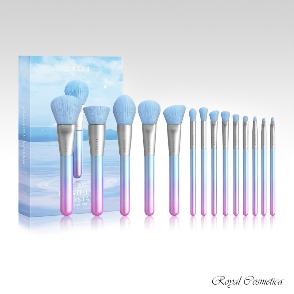 Docolor Breathing Crystal Makeup Brushes 14pc